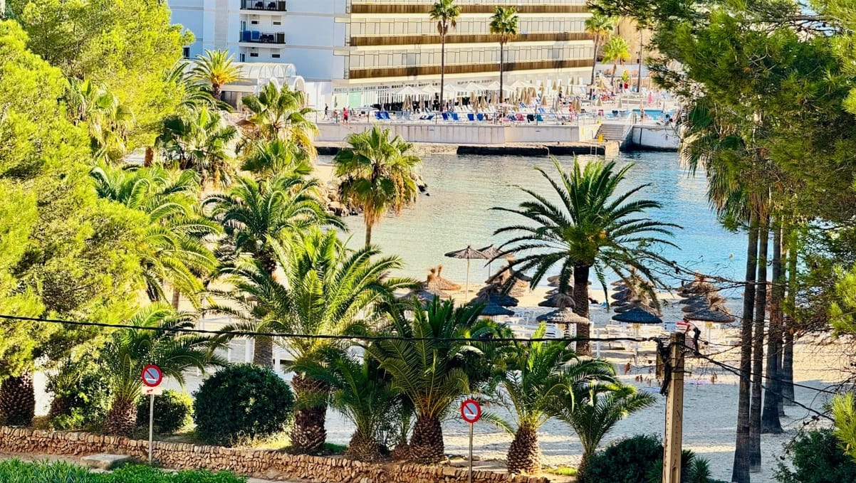 Elegant Frontline Apartment in Cala Vinyes with Panoramic Sea Views