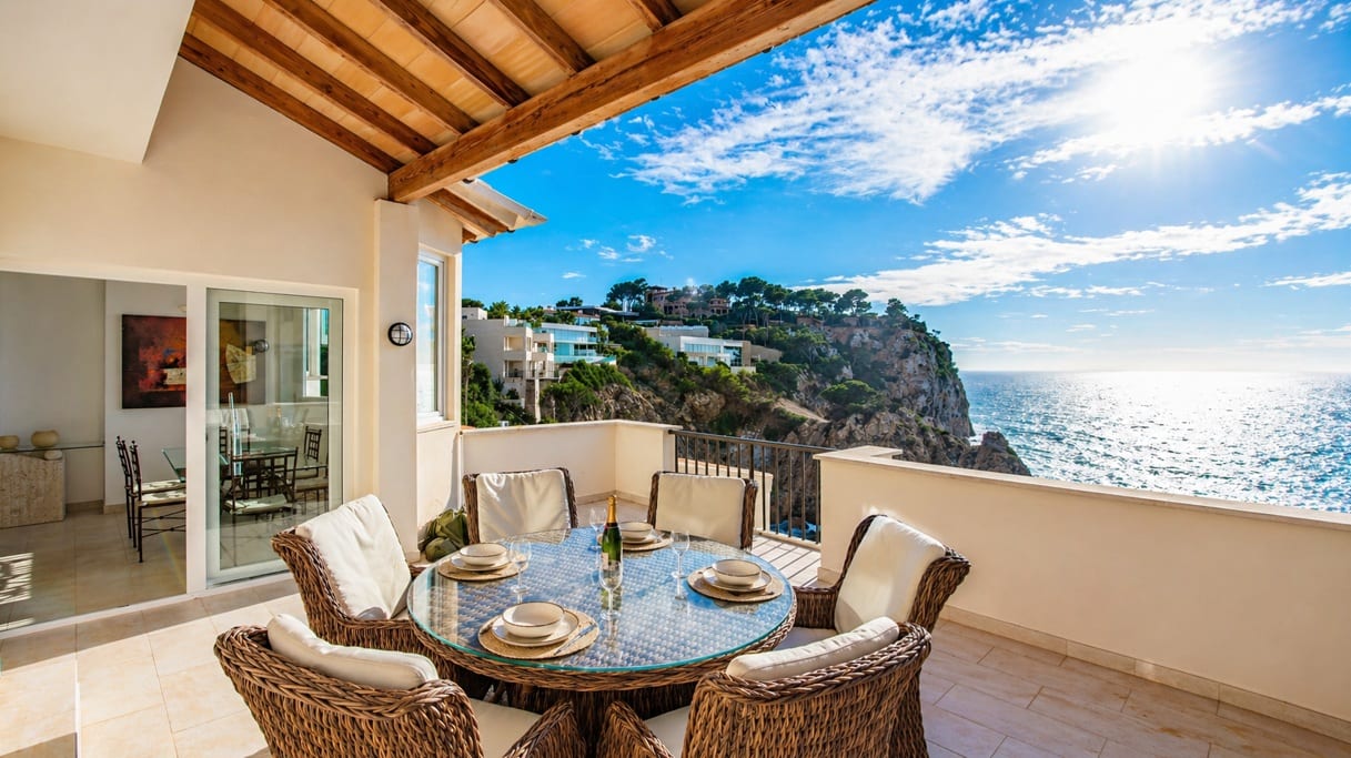 Frontline Sea Access Apartment in Santa Ponsa