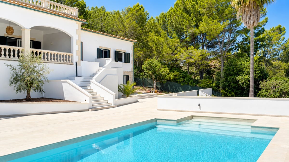 Summer Rental Villa in Cala Vinyes 1 Minute from the Beach