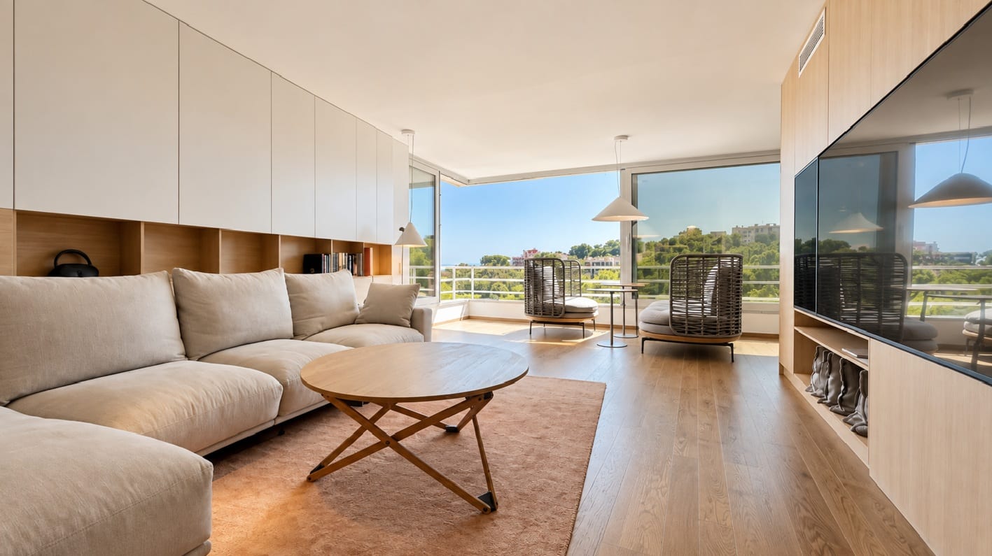 Luxury Apartment for Sale in Cas Català with Sea Views